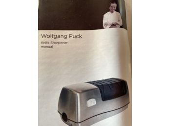 Wolfgang Puck Knife Sharpener - Brand New In Box