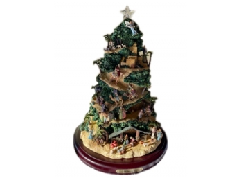 Thomas Kinkade Light Up Nativity Christmas Tree - Glory To The New Born King. Brand New In Box