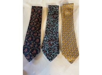 3 Countess Mara 'one In A Million Collection' Silk Ties - Brand New
