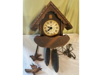 The American Cuckoo -  Clock Mfg'd By New England Clock, Bristol Conn.