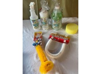 Brand New Set Of Shock-It Multipurpose Cleaning Products  Assortment Of Cleaning Tools