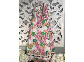 Women’s Lovely LILLY PULTIZER Halter-top Dress Over $200 Retail