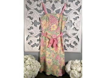 Woman’s LILLY PULTIZER Horse And Floral Print Dress Retail Over $200