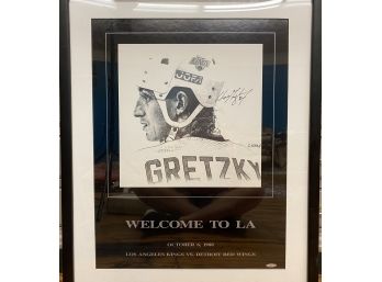 Wayne Gretzky Autographed Poster, Upper Deck Certification