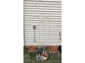 Shepherds Hooks And Plant Stands