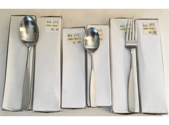 Big Lot B-  Macy's Never Used Stainless Flatware 72 Pcs.