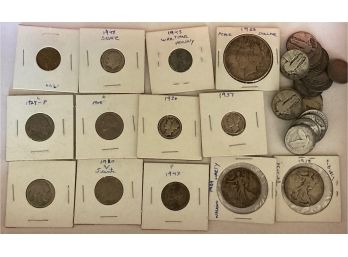 Great Lot US Silver Coins - 1884 Peace Silver Dollar +++