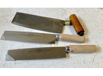 Two New Chinese Knives + Cleaver           