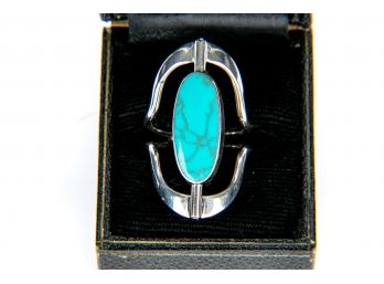 Sterling Silver Ring With Turquoise