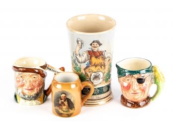 Collection Of Antique Mugs