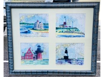 Lighthouse Series By Michael Karp In Beautiful Frame