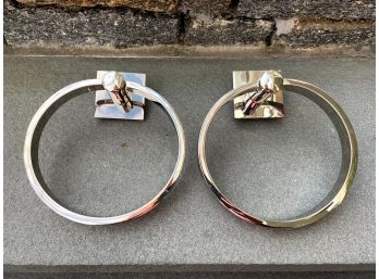 Pair Of High Quality Towel Rings