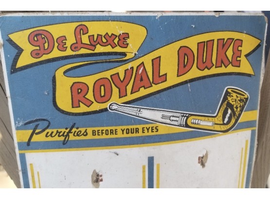 'deLuxe Royal Duke' Vintage Cigar Display