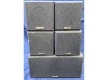 Jensen Speakers Model No. CS500 1 Set Of 5 Surround Sound