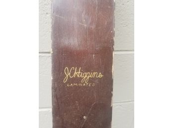 Super Cool Vintage C Higgins Laminated Skis