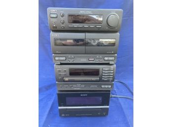 Sony Stero Cassette Deck Receiver MHC - 1750 Model No. HST-H1750