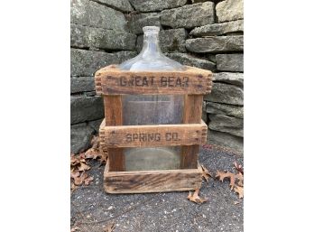 Very Cool Great Bear Spring Crate And Water Bottle