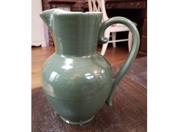 Vintage 1950's Red Wing Pottery 9' Water Pitcher.