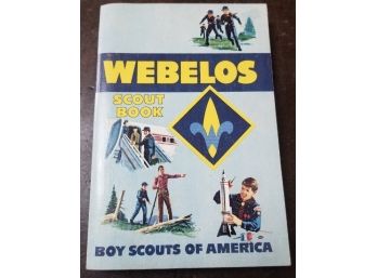 Vintage 1970 Webalos  Boy Scouts Of America Book – Mint Condition
