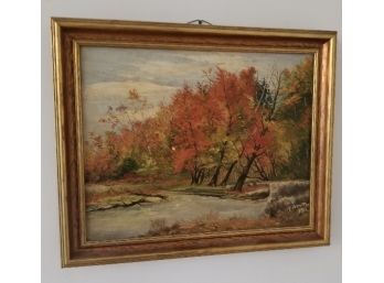 Original 18' X 15' Oil Painting Signed F. Shmittey