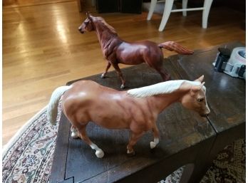 Pair Of Vintage Breyer 12' Horses