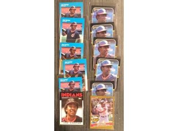Lot Of 12 Joe Carter Cards (1986 & 87)