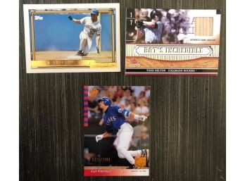 Baseball Misc. Lot Of 40  W. Griffey Gold, Helton Game-Used, Pujols Elite & ARod #d