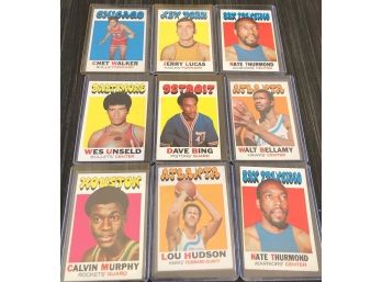 1971–72 Topps Hall Of Famers Lot (9)