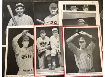 Baseball Magazine Hall Of Famers Photos 1920s-40s Lot (9)