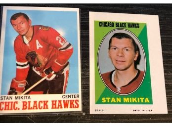 Lot Of 2 1970–71 Topps Stan Mikita Cards