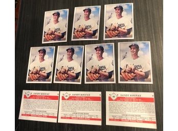 Lot Of 10 Sandy Koufax Cards