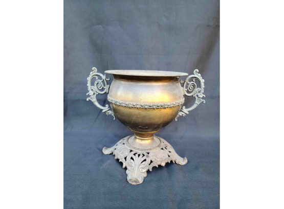 Vintage ?brass/ Metal? Urn/ Flower Pot