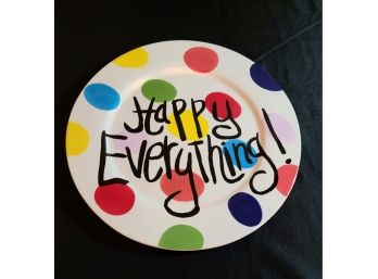 Large Happy Everything Plate