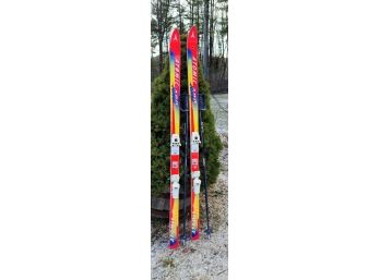 Atomic 165 Arc Skis And Scott Poles
