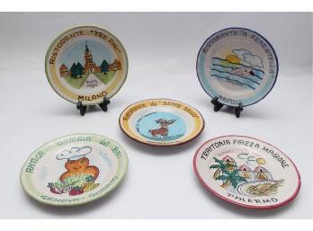 Collection Of Italian Plates
