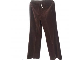 Vintage 70s Brown Velour Bell Bottoms - The Real Deal!