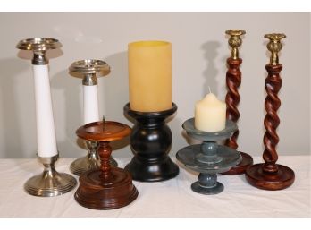 Candlesticks Collection - 9 Pieces Total