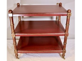 Asian Three Tiered Serving Table