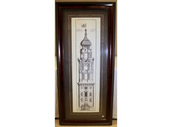 Architectural 'Water Tower' Print
