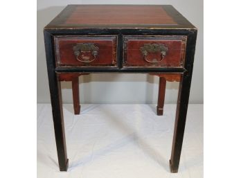 Painted Chinese Lamp Table