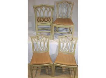 Set Of Four Theodore Alexander Dining Chairs