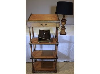 Ardley Hall Bookcase Lectern + Lamp + Desk Accessories