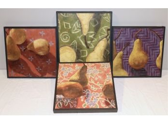 Four Pear Prints