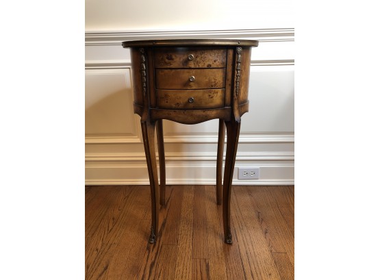Accent Side Table 3 Drawers