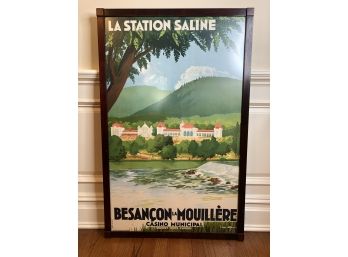 French 'Bescancon La Mouillere' Framed Print, 26.5x41'