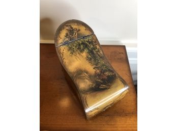 Decorated Sleigh Shaped Memento Box