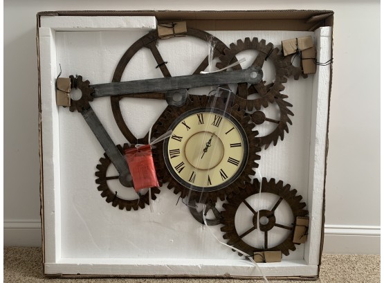 Oversized Gears Chellis Wall Clock Trent Austin Design
