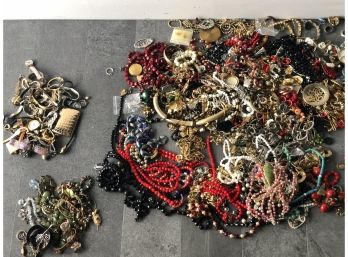Large Lot Of Vintage Costume  Jewelry & Watches