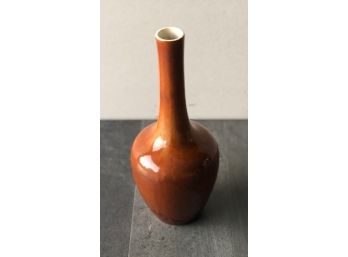Mid Century Modern Royal Haeger Burnt Orange Vase Made In USA