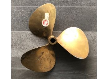 Solid Brass Bayview Company Boat Propeller 17x14 Nautical Decor